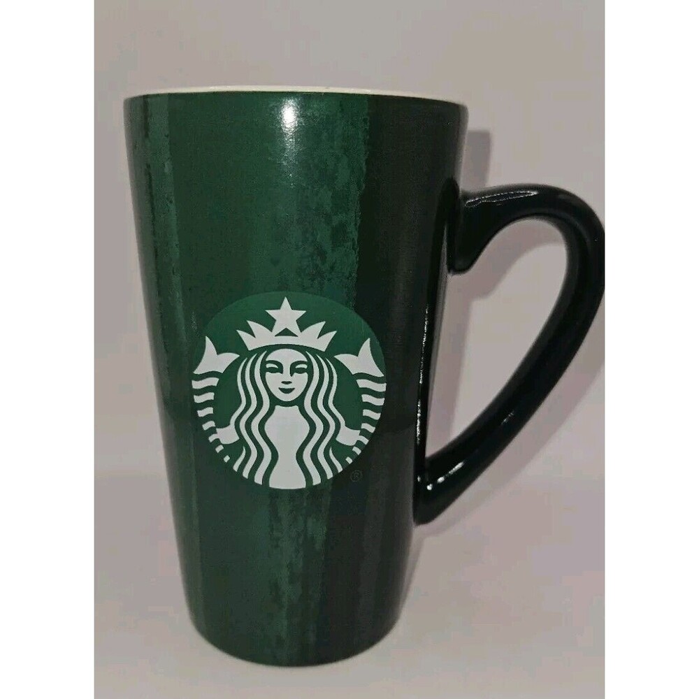 Starbucks 2021 Holiday Brush Strokes 16 oz Tall Ceramic Coffee Mug